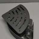 Voldra Corner Shower Caddy Suction Cup, 2 Pack Corner Shower Shelves No Drilling, Aluminum Upgrade Suction Cup Shower Organizer with Towel Bar & Hooks Removable Bathroom Storage Rack(Gray)