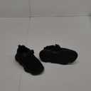 Santiro Black Tennis Shoes for Girls Kids Sneakers Boys Lightweight Running Shoes Breathable Athletic Shoes All Black (Toddler/ Little Kid/ Big Kid) 12.5 M US