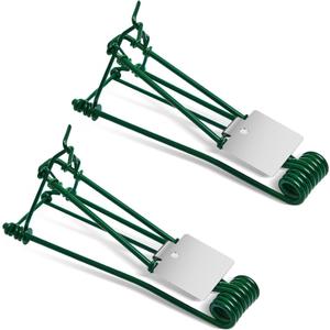 Qualirey 2 Pcs Outdoor Gopher Trap Easy Set Mole Trap Weather Resistant Gopher Killer Vole Killer for Lawn Garden Farm (Green)