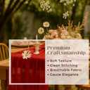 10FT Red Cheesecloth Table Runner 120 Inch Rustic Boho Gauze Cheese Cloth Table Runner for Wedding Baby Shower Bridal Shower Birthday Party Home Decorations