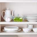 NUTRIUPS 0.8L Glass Casserole Dish with Lid Oven Safe Square Casserole Dish 5.9in Glass Microwave Bowl With Lid Microwavable Cookware (25oz-Mini)