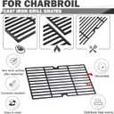 463673519 463625219 Grill Grates Replacement for Charbroil Performance Grill Replacement Parts 2 Burner Parts 463625217 Heat Tent Burners Grill Parts G470-0002-W1 G470-0004-W1A 463673517 Cooking Grate