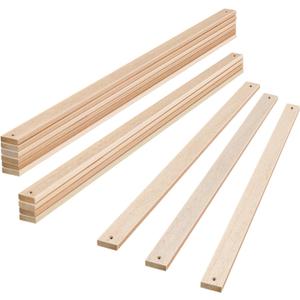 JINS&VICO Pack of 13 Count Bed Slats, Twin Size 38.7Lx2.1Wx0.7H, Heavy Duty Replacement Wooden Slats Mattress Support, Fits Most Beds, Twin 38.7 Inch