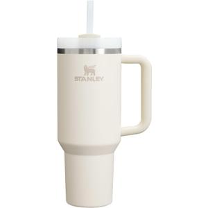 STANLEY Quencher H2.0 Tumbler with Handle and Straw 40 oz | Flowstate 3-Position Lid | Cup Holder Compatible for Travel | Insulated Stainless Steel Cup | BPA-Free | Cream 2.0 STANLEY Quencher H2.0 Tumbler with Handle and Straw 40 oz | Flowstate 3-Position Lid | Cup Holder Compatible for Travel | Insulated Stainless Steel Cup | BPA-Free | Cream 2.0