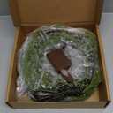 Hairui Lighted Norfolk Pine Garland 110 Fairy Lights with Timer, Garland with Lights 6FT USB Powered and Battery Operated for Mantle Fireplace Table Christmas Decoration