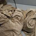 NICEEC Spandex Chair Covers for Dining Chairs Covers Set of 4 Removable Dining Room Chair Covers with Skirt Parson Chair Slipcovers Washable Chair Protector for Kitchen Wedding Party Banquet(Coffee)