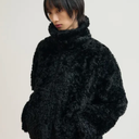 BLENCOT Womens Casual Fall Warm Button Down Collar Sherpa Pullover Sweatshirts Jacket Pockets Fuzzy Fleece Plaid Cable Textured Fluffy Sweatshirt Tops Black L