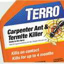 TERRO Ready to Use Carpenter Ant & Termite Killer - Indoor Carpenter Ant Killer, Termite Killer Spray - Do It Yourself Termite Treatment - T1100-6, 32 oz spray bottle