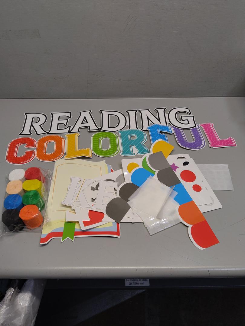 Classroom Reading Colorful Poster Decorations, Reading Sign for Teachers, Positive Back to School Classroom Banner for Elementary Middle School Bulletin Board Posters Decor