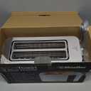 Mueller UltraToast Full Stainless Steel Toaster 4 Slice, Long Extra-Wide Slots for Bagels and Waffles, 6 Browning Levels, LED Display, Cancel/Defrost/Reheat Functions & Removable Tray, Kitchen Gadgets