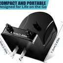 Wireless Replacement Charger Base Compatible with Philips Sonicare Electric ToothbrushToothbrush Charger for Philips HX6100, HX3000, HX6000, HX8000, HX9000,Portable, IPX7 Waterproof, Black