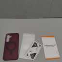 for Samsung Galaxy S25+ Plus Case, Matte Magnetic Phone Case with 1 Screen Protector, Support for Magsafe, Translucent Frosted Shockproof Protective Cover for Samsung Galaxy S25+ Plus, Wine Red