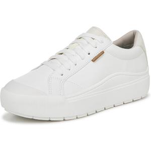 Dr.Scholl's Shoes Women's Time Off, 7, White Smooth