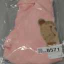 GORGLITTER Women's Teddy Bear Sweater Long Sleeve Cute Crew Neck Chunky Cozy Fall Trendy 2025 Knit Pullover Tops (Large, Pink)