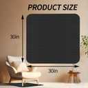 Recliner Pads for Hardwood Floors Non Skid Furniture Gripper Pad Floor Rubber Mat,Anti Slide Furniture Pad Hardwood Floor Protector,Swivel Chairs Recliner Mats Non Slip Recliner Grippers Black