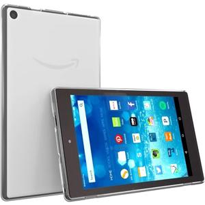 Case for 8" Kindle Fire HD 8 Tablet 8th/7th/6th/5th Generation (Old Model 2018/2017/2016/2015 Release),Puxicu Slim Design Flexible Matte TPU Protective Cover,Clear/Translucent