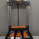 Dolly Cart, 309 lb Aluminum Folding Hand Truck with Swivel Handle, Heavy Duty Utility Dolly Foldable Trolley with Elastic Cord, 7 Inch Wheels for Moving, Warehousing, Shopping and More