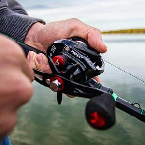 Piscifun Torrent Baitcaster Fishing Reel, 18LB Carbon Fiber Drag Baitcasting Reel, Magnetic Braking System Casting Reel