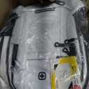 SWISSGEAR Cecil 18-Inch Laptop Backpack Fits 16-Inch Laptop, Travel Daypack with Organizer Pockets, Water Bottle Holders & Padded Straps White
