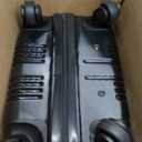 Kenneth Cole REACTION Out of Bounds Lightweight Hardshell 4-Wheel Spinner Luggage, Midnight Black, 20-Inch Carry On