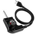 Electric Skillet Cord Replacement with Adjustable Thermostat Power Cord for Bella, Masterbuilt, Hamilton Beach Griddles, Grills, and Smokers