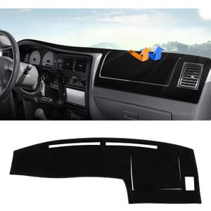 Autorder Dashboard Cover Mat for 1998-2002 2003 2004 Toyota Tacoma Accessories Dash Cover Upgrade Velvet Dash Mat Sunshade Glare UV Rays Protector
