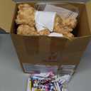 40 Pcs Make Your Own Stuffed Animal Bear Kit DIY Easter Plush Gift 10 Pcs 9.84 Inches Rose Velvet Bear 10 White T Shirt 10 Set 12 Color Pen and Card for Easter Party DIY Craft Gift(Brown)