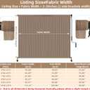 Outdoor Roller Shades,Exterior Cordless Patio Shade Roll Up Blind for Porch, 120"W x 96"H