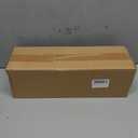 Small Christmas Tree with Red Berries Balls in Brown Pot, 17.7 inch Snow Frosted Artificial Mini Christmas Tree, Flocked Christmas Artificial Pine Tree in Tin Planter Christmas Decor