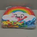 POPCLAP Rainbow Piñata Set for Kids Large Cute Piñatas Bundle with Stick and Blindfold for Boys Girls Birthday Party Celebration Decorations