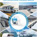 Kohree RV Sealant Tape, 4 Inch x 50 Foot RV Roof Tape White Waterproof Seal Tape UV & Weatherproof Sealant Roofing Tape for RV Repair, Window, Boat Sealing, Truck Stop Camper Roof Leaks