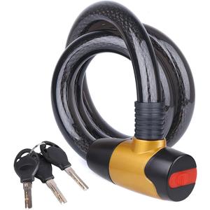 Heavy-Duty Cable Lock, Anti-Theft Outdoor Waterproof Locks for Bike, Motorcycle, Warehouse,Fence Shed, Gate