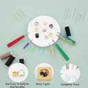 Thimbles for Hand Sewing, Cross Stitch Supplies, Embroidery Thimble, Sashiko Finger Protectors, Quilting Thumb Protector Pads, Includes Thimble, Seam Ripper, Thread and Thread Snips, Etc.