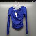 acelyn 2 Piece Outfits for Women Sexy Off Shoulder Tops Bodycon Flared Pant Sets Club Outfits Tracksuit (Small, 6009-blue)
