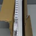 Mustorn Pots and Pans Organizer Under Cabinet, 21.6" Deep Pull Out Pot Lid Organizer Holder with Guardrail Adhesive Pot and Pan Holder Rack with 10 Adjustable Dividers-1 Pack (White)