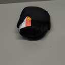 Upgraded Travel Pillow, U-Shaped Airplane Head Strap for All Heights, 360 Support, 3D Sleep Mask, 100% Light Blocking, Long Flights Essentials Headrest, Stop Bobblehead, Black