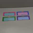 Faccito 4 Pcs Mahjong Card Guide and Line Finder for Strategy Tool for Beginners, for Travel, Parties, Competitions, Game Nights(Multicolor,Cute)