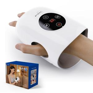 Hand Massager, 9 Modes 9 Intensities Hand Massage, Cordless Hand Massager for Arthritis and Carpal Tunnel, Gift for Christmas Men Women Parents Relaxation at Office,White