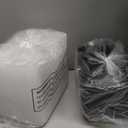 50 Pack (100-Piece) 28 oz Meal Prep Containers Reusable with Lids 2-Compartment, Sturdy Leakproof Food Safe, Microwave Freezer Dishwasher Safe, To Go Take Out Plastic Food Storage, Black