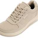 WHITIN Men's Wide Barefoot Shoes | Stylish Canvas Minimalist Sneakers | Zero Drop Sole