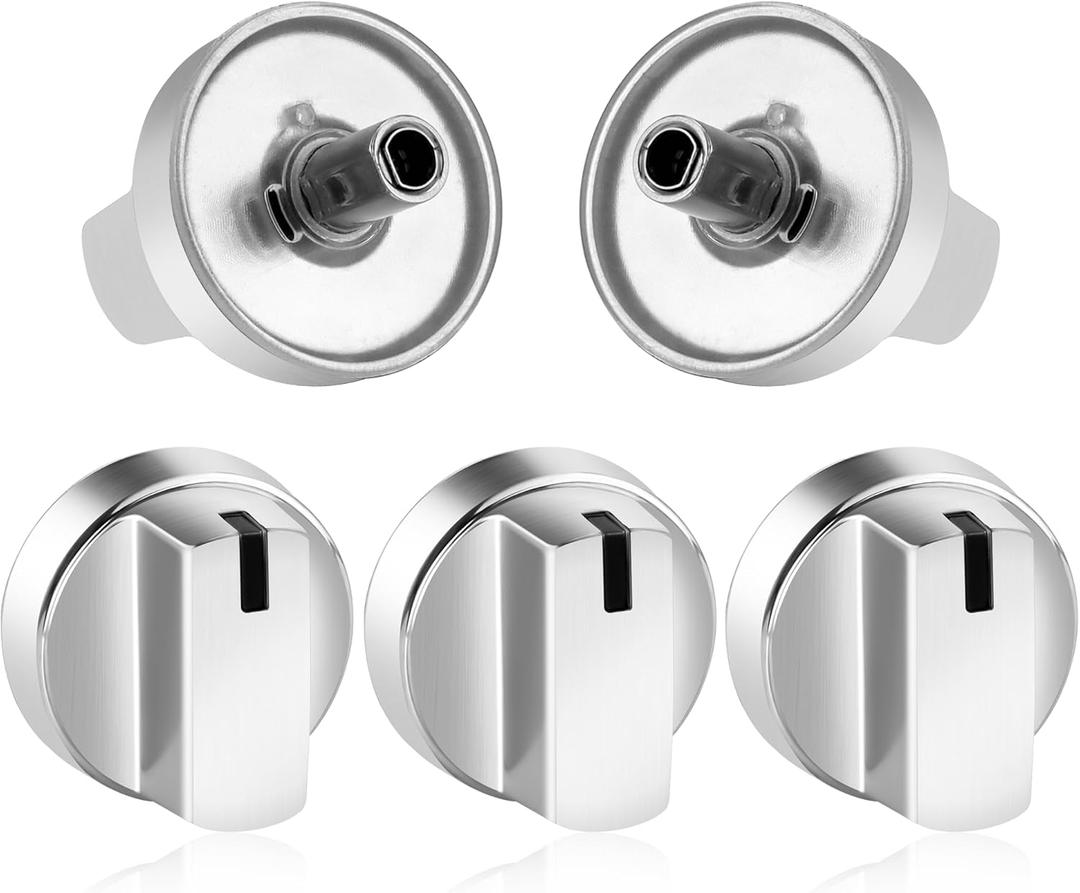 WB03X29354 for GE Stove Knob Replacement/Gas Stove Knobs-Models PGP7030SL1SS PGP9030SL1SS,GE Oven Burner Top Stove knobs Replaces PD00042150 4585908 AP6327766