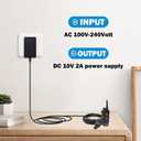 for Dogtra Charger Compatible with Dogtra Models 1900 1900S, 1902S 2300NCP, 2500T&B, 3500NCP, 3502NCP.