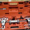 9-Way Slide Hammer Puller Set, Front Wheel Hub Bearing Remover & Rear Wheel Axle Hub Dent Shaft Puller Tool Kit Wheel Bearing Removal Tool
