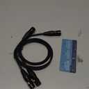 Short XLR Cables 3.3ft 2 Pack, Gold Plated 3-Pin Connectors from Rean-Neutrik Sub Brand, Kevlar-Reinforced Nylon Braided & OFC Shielded XLR Male to Female Balanced Microphone Cord for Mixer, Amp, DAC