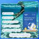 Waterproof Pads for Swimming Ideal for Pool, Beach, Spa & Water Sports (Individually Wrapped)