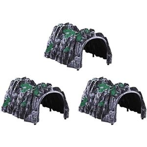Train Tunnel N Scale Train Accessories 3pcs Railway Model Scenery Train Tunnel Models Plastic Rockery Tunnel Train Cave Tunnels for Railway Accessories Woodland Scenics Model Train Table