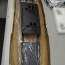 ALMULOO Front Bumper Cover & License Bracket Kit Compatible with 2015-2017 Ford F-150 with 2.7L & 3.5L Engines Replacement for FO1044110 FO1068166 Plastic(ABS) Black - 2 Packages