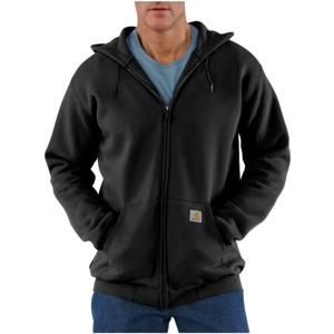 Carhartt Men's Loose Fit Midweight Full-Zip Sweatshirt (XX-Large, Black)