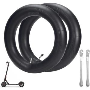 (2-Pack) 12" (12 1/2 x 2 1/4) Thicker Inner Tubes for Electric Scooters and Mini Bikes, Compatible with 12.5x2.25-12x2.125 Inflatable Tires (Includes 2 Tire Levers for Easy Replacement).