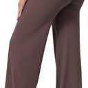YEOREO Workout Leggings Womens No Front Seam Straight Leggings 31.5" High Waist Buttery Eddiy Gym Yoga Pants Plum Brown S